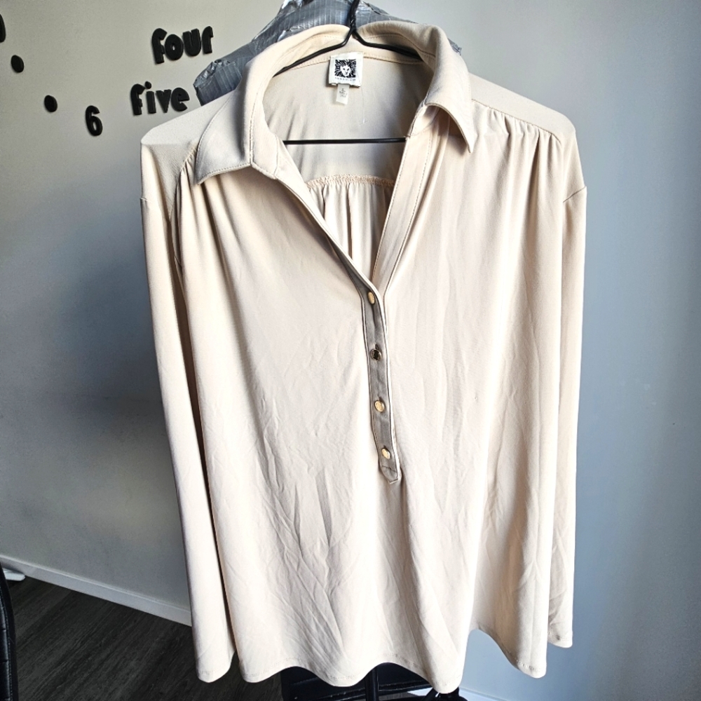 ANNE KLEIN TOP XL